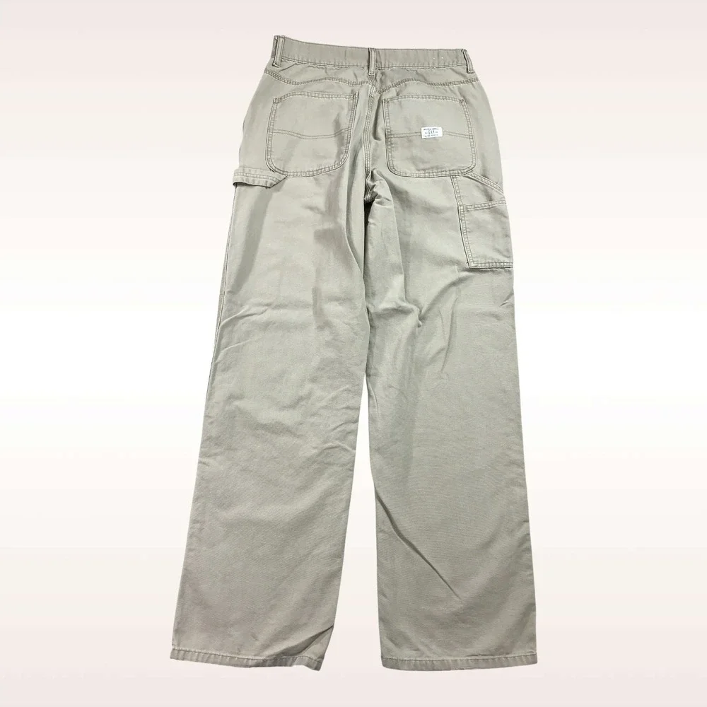 Vintage GAP Carpenter Pants Mens 32x32 Beige Utility Workwear Y2K Streetwear